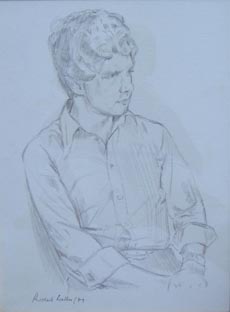 Drawing of Robert Spearing by Richard Walker